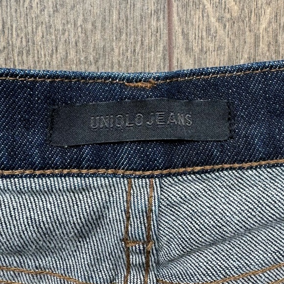 Uniqlo Straight High Rise Jeans Women Size 24 - Picture 5 of 5